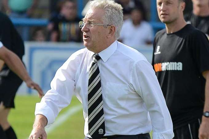 Dover Athletic manager Chris Kinnear. Picture: Roger Charles