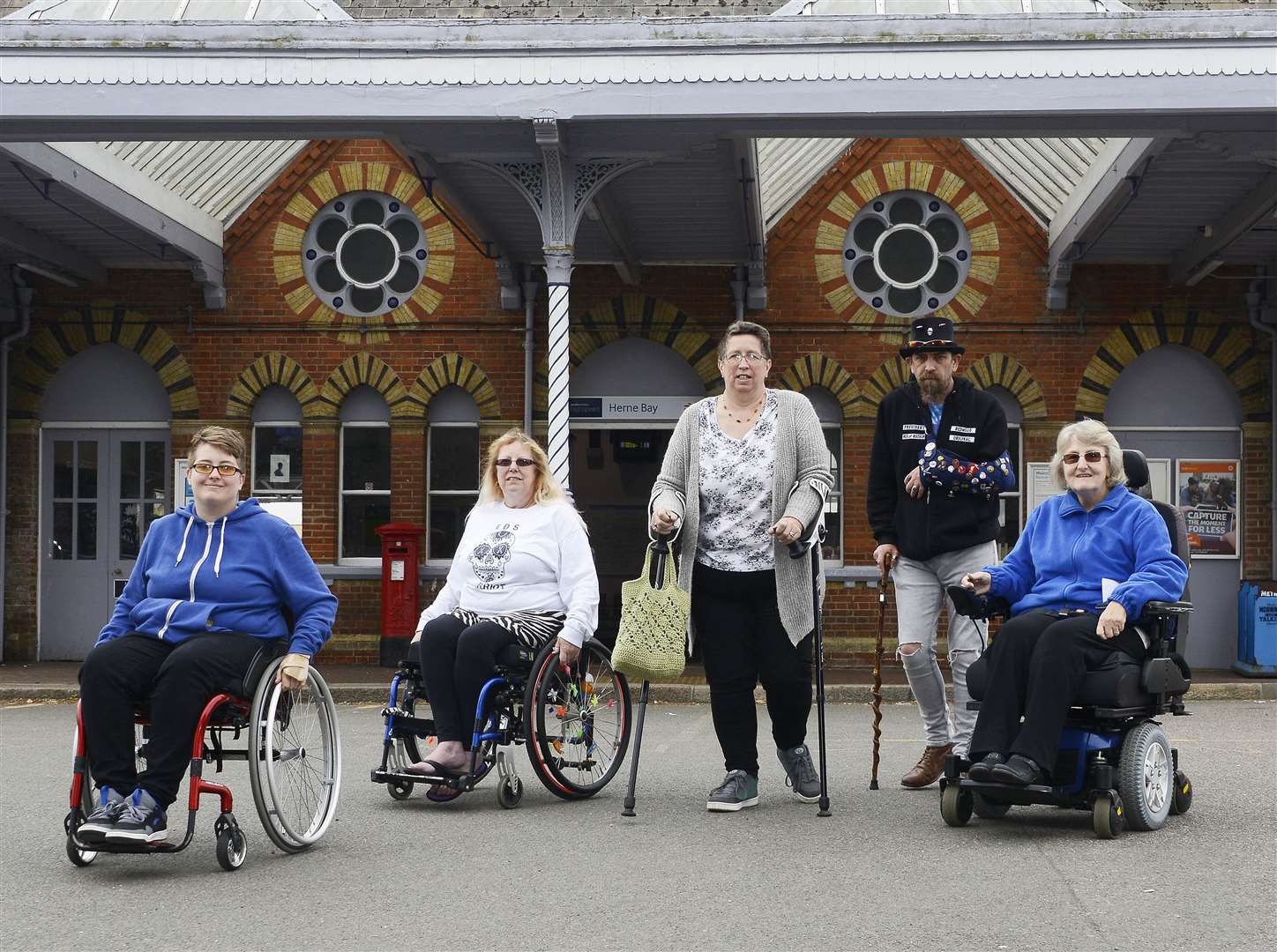 Sheila Appleton, right, is among wheelchair users who have encountered problems accessing trains at Herne Bay railway station