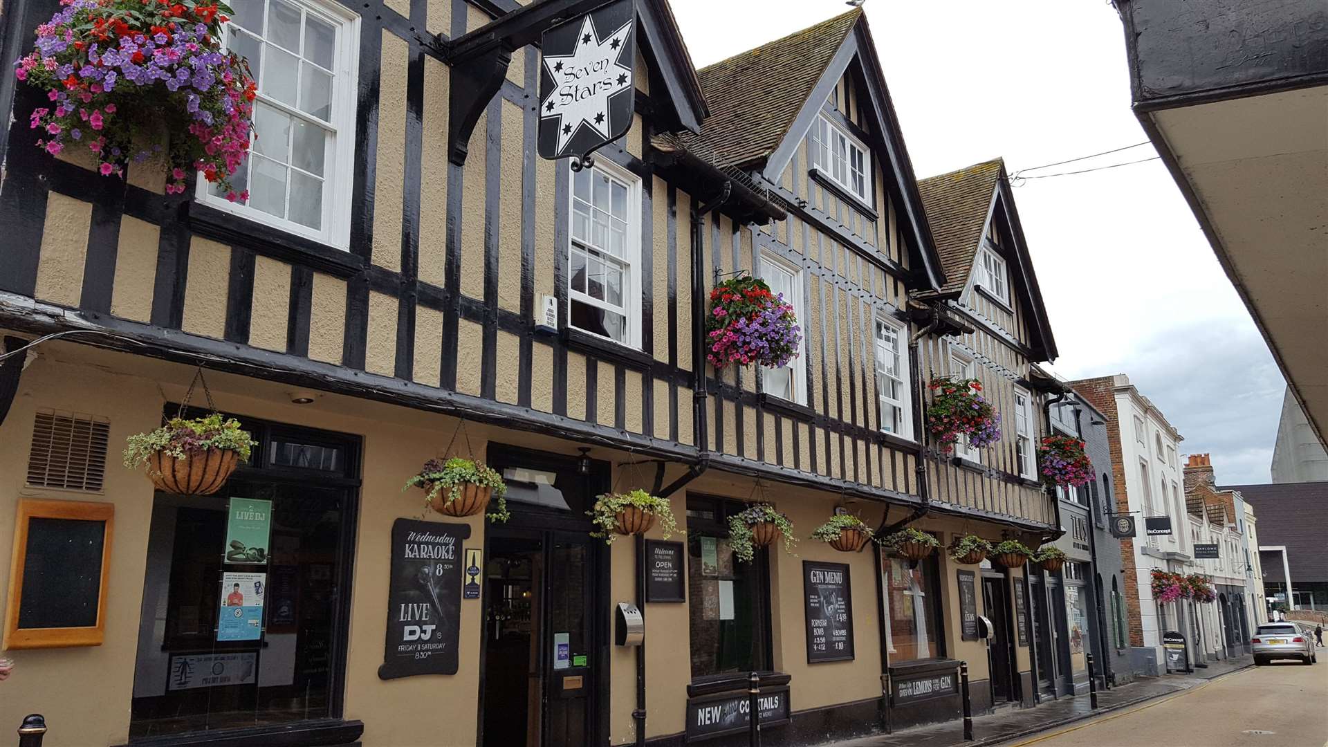 The incident took place at the Seven Stars pub in Canterbury earlier this month