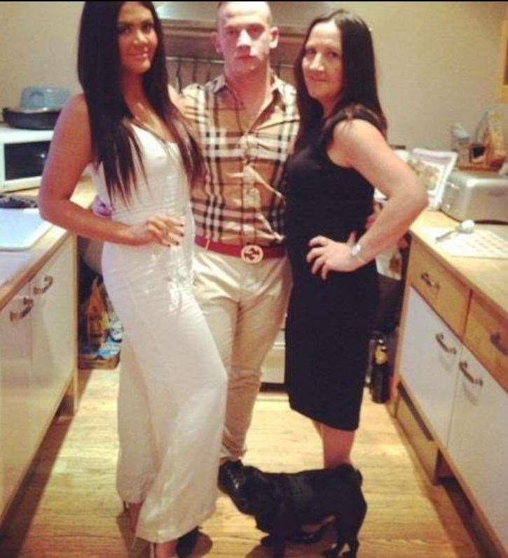 Josh Hanson with his sister Brooke and mum Tracey. Picture: Metropolitan Police