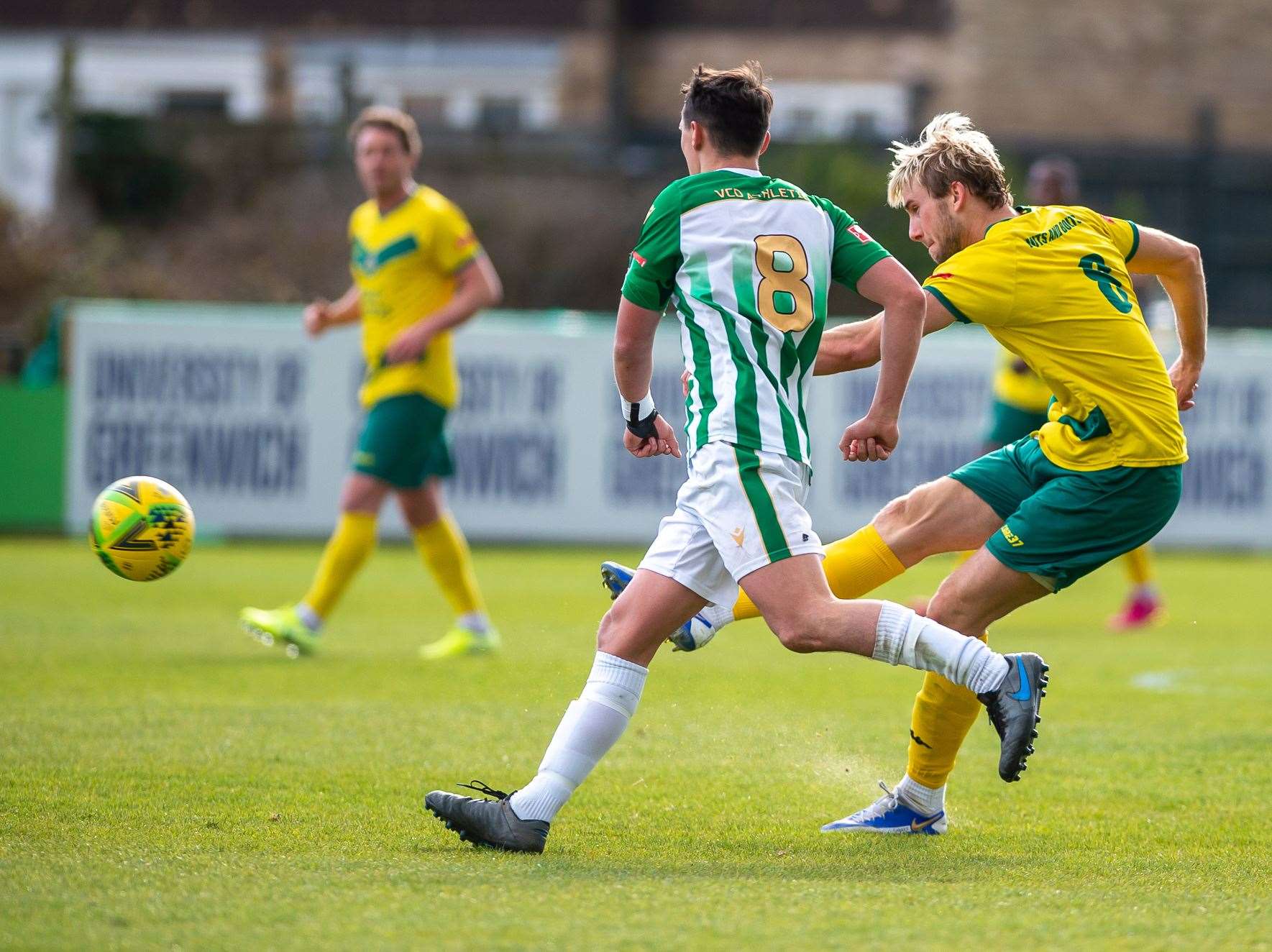 Tommie Fagg goes for goal Picture: Ian Scammell