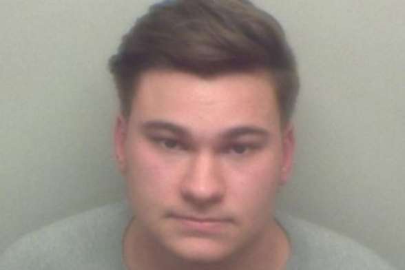 Harry Harris, 23, of Chaffinch Close, Chatham, has been jailed for two and a half years