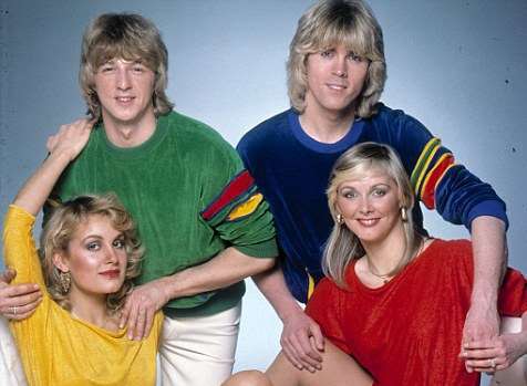 Clockwise from top left Bobby Gee, Mike Nolan, Cheryl Baker and Jay Aston Bucks Fizz pictured around the time they won Eurovision in 1981