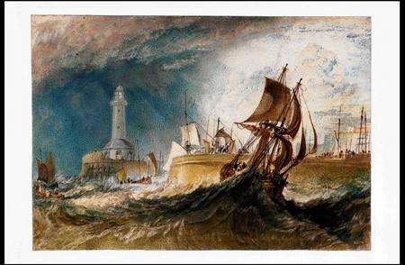 JMW Turner's the Ports of England 1826-1828 Watercolours, Ramsgate, circa 1824.