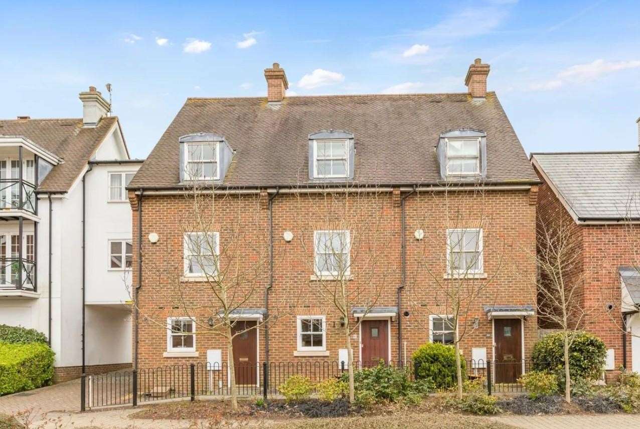 West Malling's cheapest four-bed is in Queen Street, Kings Hill, and is valued at £400,000. Picture: Zoopla / Jack Charles