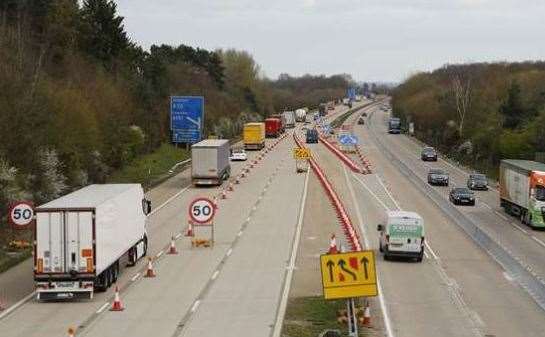 Operations Brock was put in place on the M20 between junctions 8 and 9