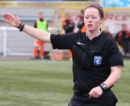Kent referee Kirsty Dowle