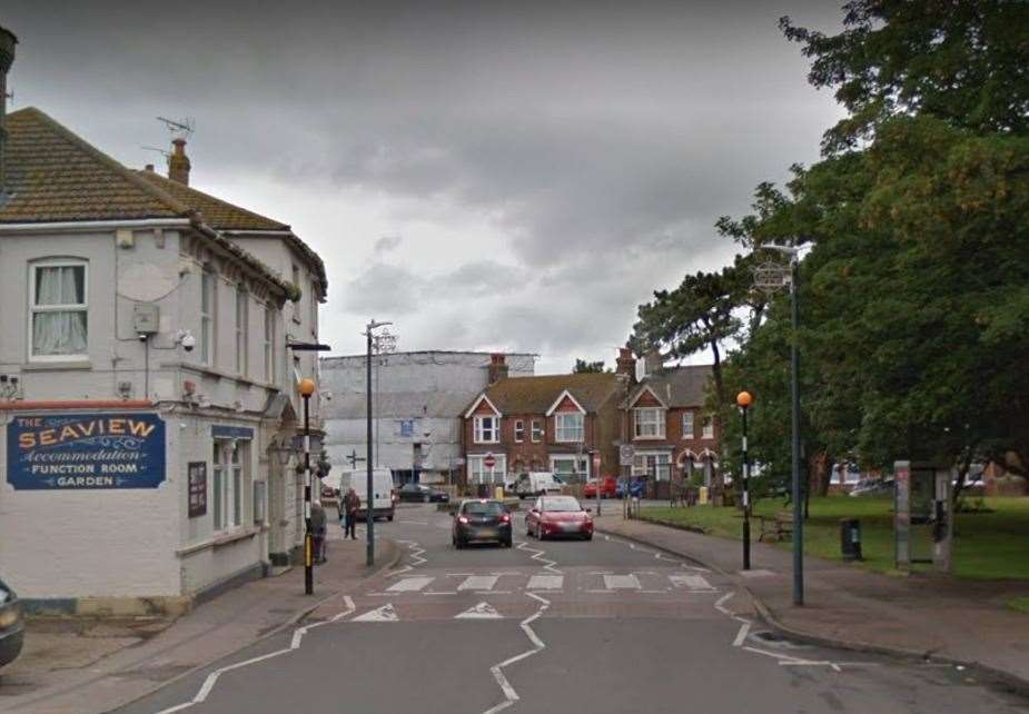 The incident happened in Station Road, Birchington. Picture: Google Street View
