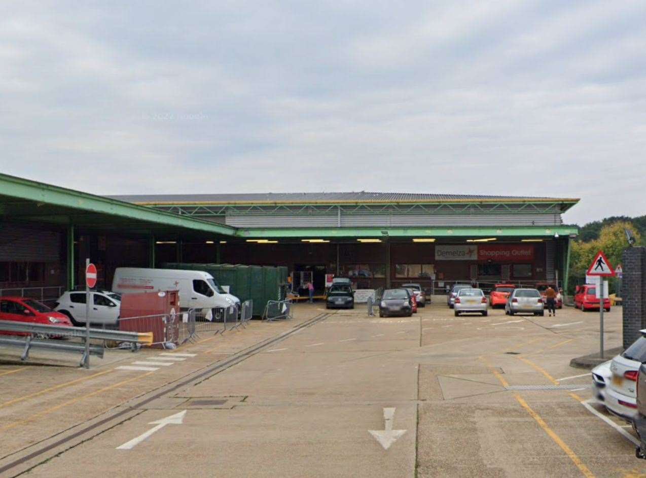 The Demelza shopping outlet and distribution centre in Maidstone will be permanently closing. Picture: Google