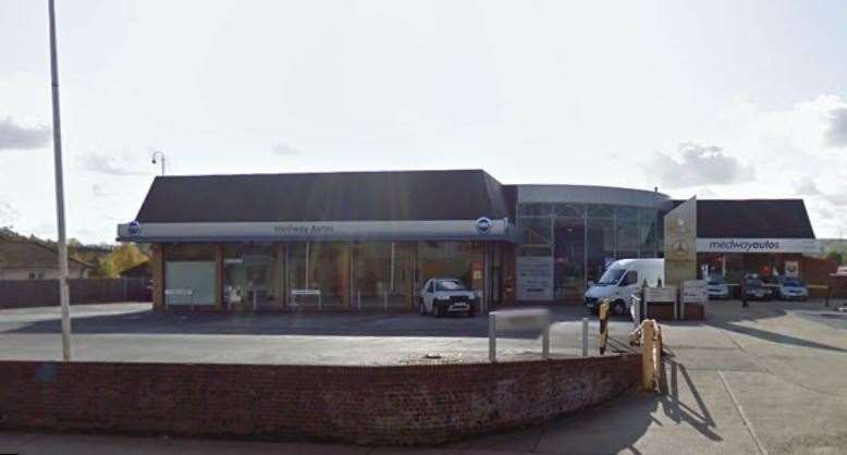 The building when it was Medway Autos Picture: Google