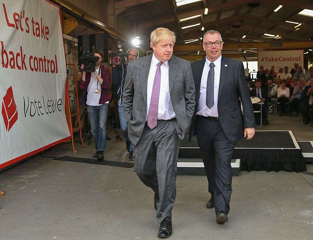 NEW BEGINNING: Simon Boyd with Boris Johnson. (42533353)