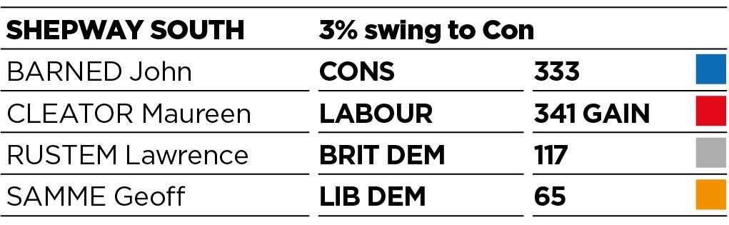 Results for Shepway South