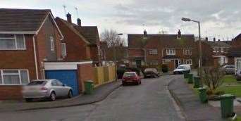 The burglary was in Ashcroft Road, Paddock Wood. Picture: Google