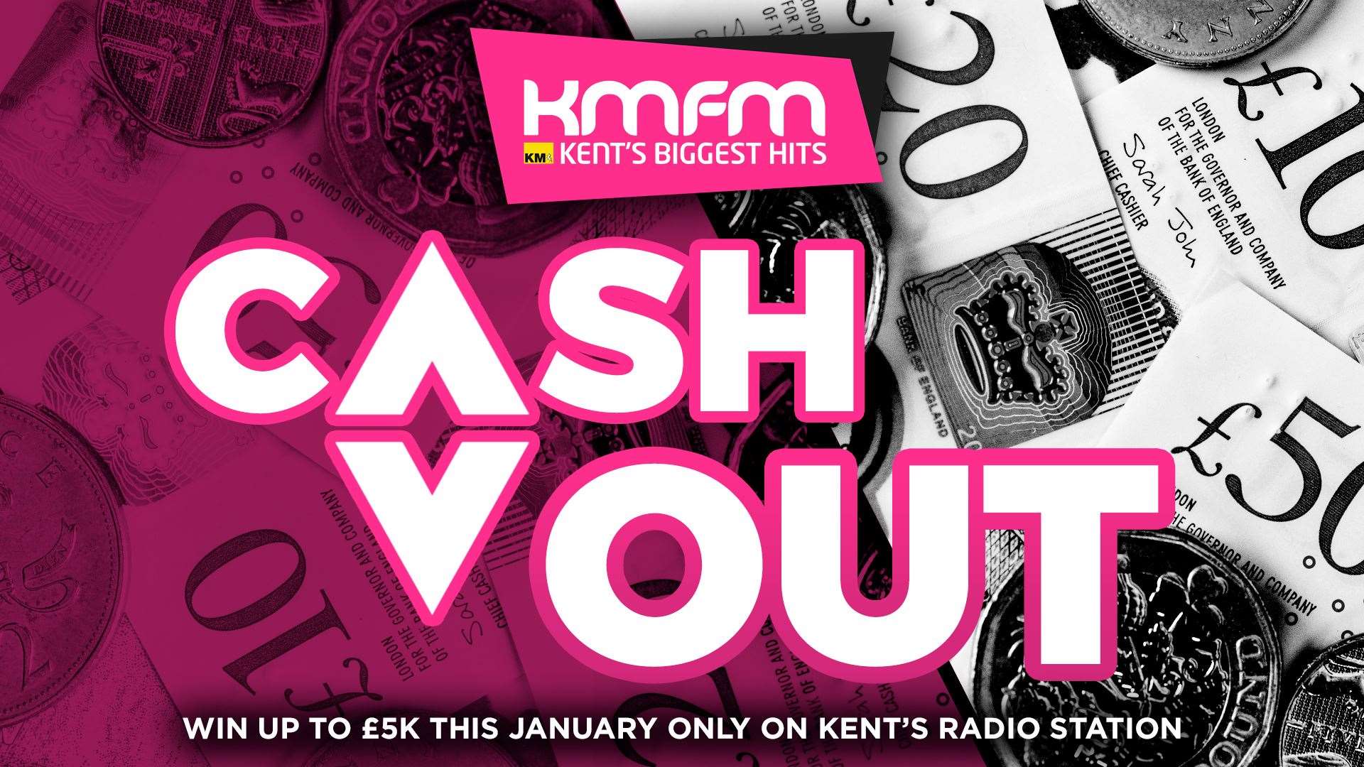 kmfm is giving listeners the chance to win as much as £5,000 in cash