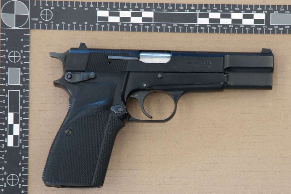 The pistol that was transferred between two people. Picture: Kent Police