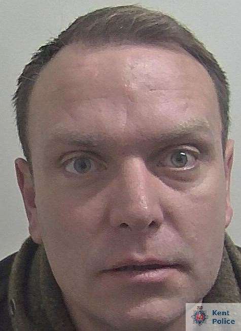 John Kirby was jailed for more than four years for abusing his partner. Picture: Kent Police