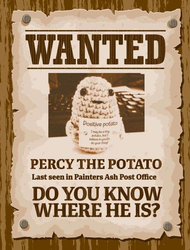 Percy the Potato went missing amid Royal Mail delays
