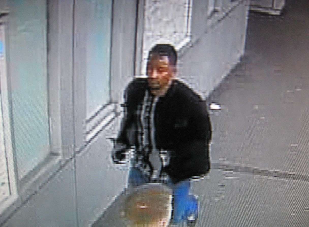 Do you know this man? Police want to talk to him.