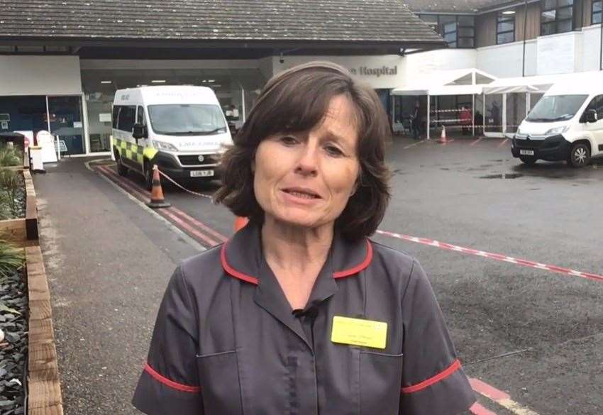 Claire O'Brien, chief nurse at Maidstone and Tunbridge Wells NHS Trust, says the rules are essential to help protect others and the NHS which is under severe pressure