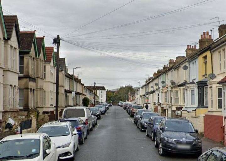Police were called to a disturbance in Trinity Road, Gillingham. Photo: Google