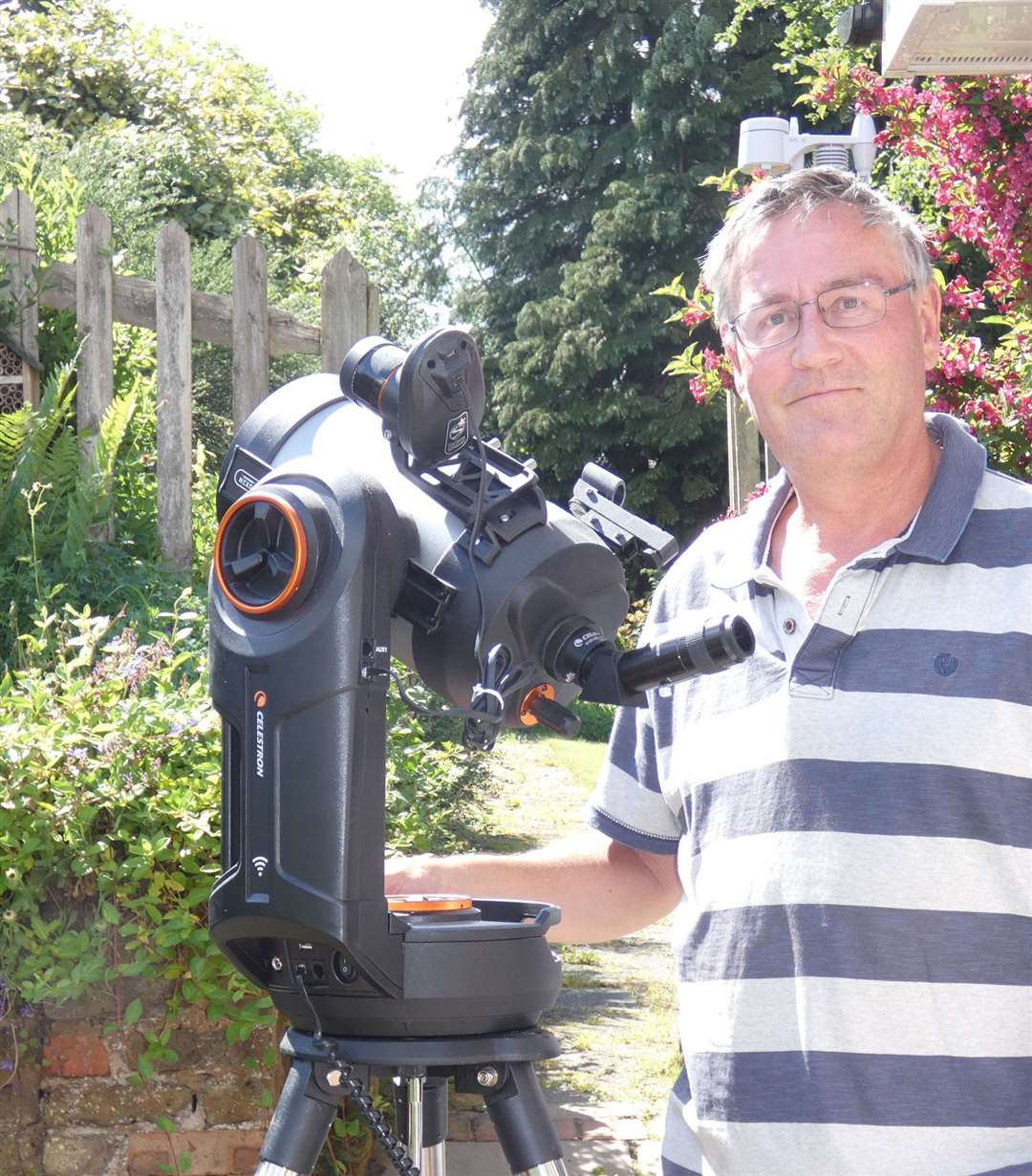 Martin Lambdon captured the eclipse in Ightham