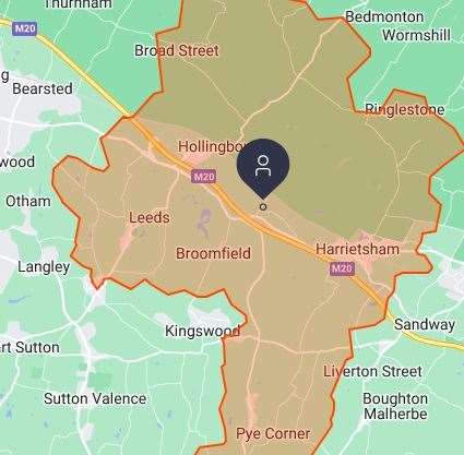 Homes in the ME17 1 postcode area near Maidstone are being affected. Picture: UK Power Networks