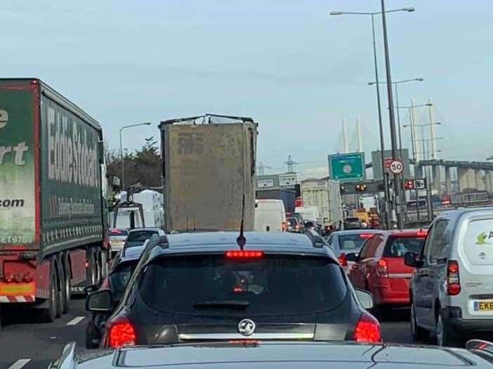 Traffic is often brought to a standstill at the Dartford Tunnel due to incidents. Picture: Dan Elliott