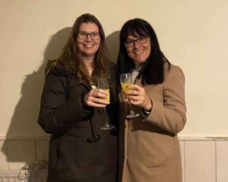 Suzanne Elsey of Link ID (left) she is 'excited to bring the historic building back to life' after completing the sale last year with agent Michelle Ferbrache (right)