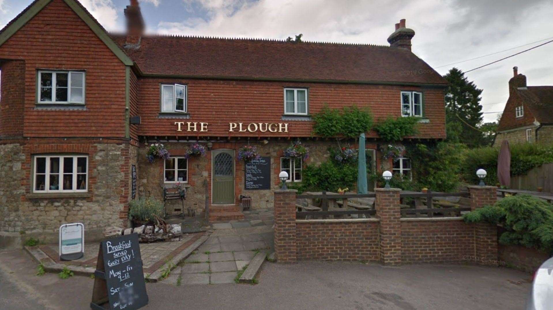 The Plough will have to remain closed, despite low local coronavirus rates and being close to the East Sussex border. Pic: Google Maps