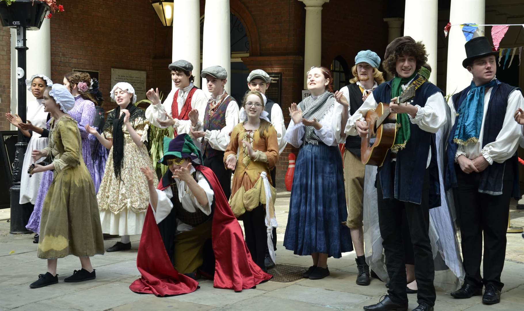 As well as the parades, there will be live music and street performers to entertain the crowds at the Rochester Dickens Festival