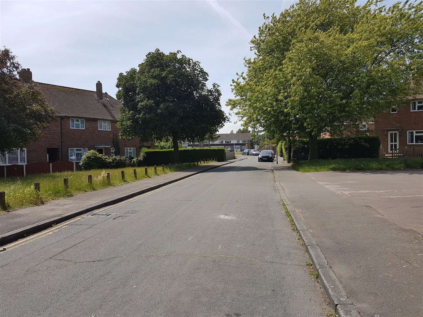 The attack happened in Biggins Wood Road in Folkestone
