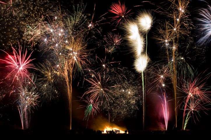 Guy Fawkes Night also known as Fireworks Night celebrates the foiling of the Gunpowder Plot of November 5, 1605