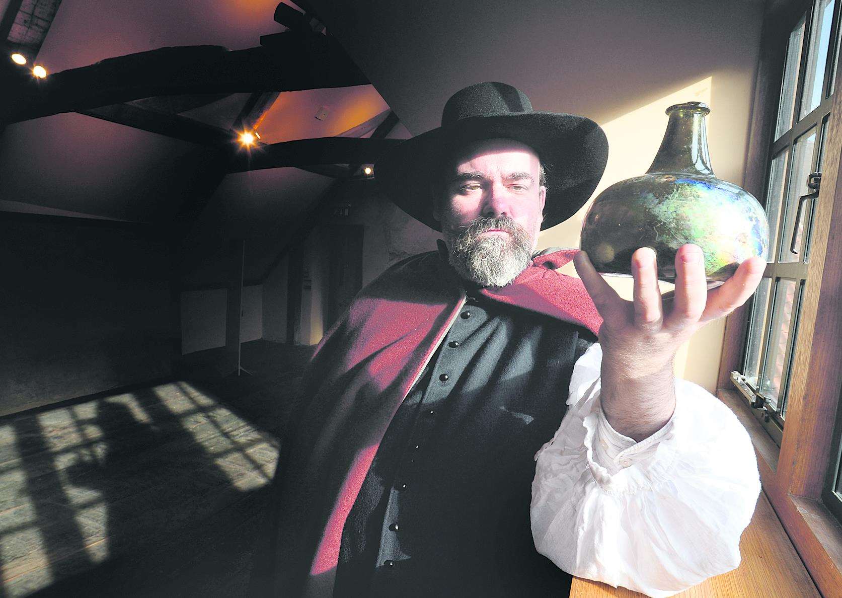 A wizard with a 300 year-old witching bottle