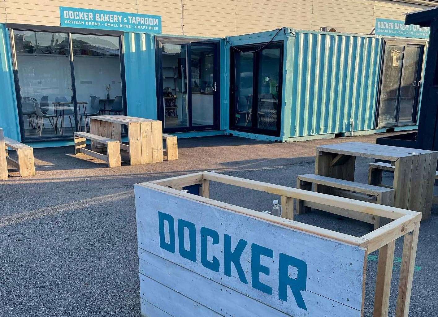The Docker bakery and beer taproom closed its site at Folkestone Harbour Arm last year. Picture: Docker
