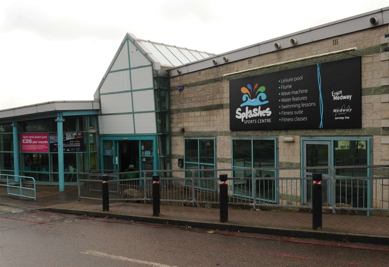 The safe was left unlocked at Splashes despite the leisure centre being targeted by thieves