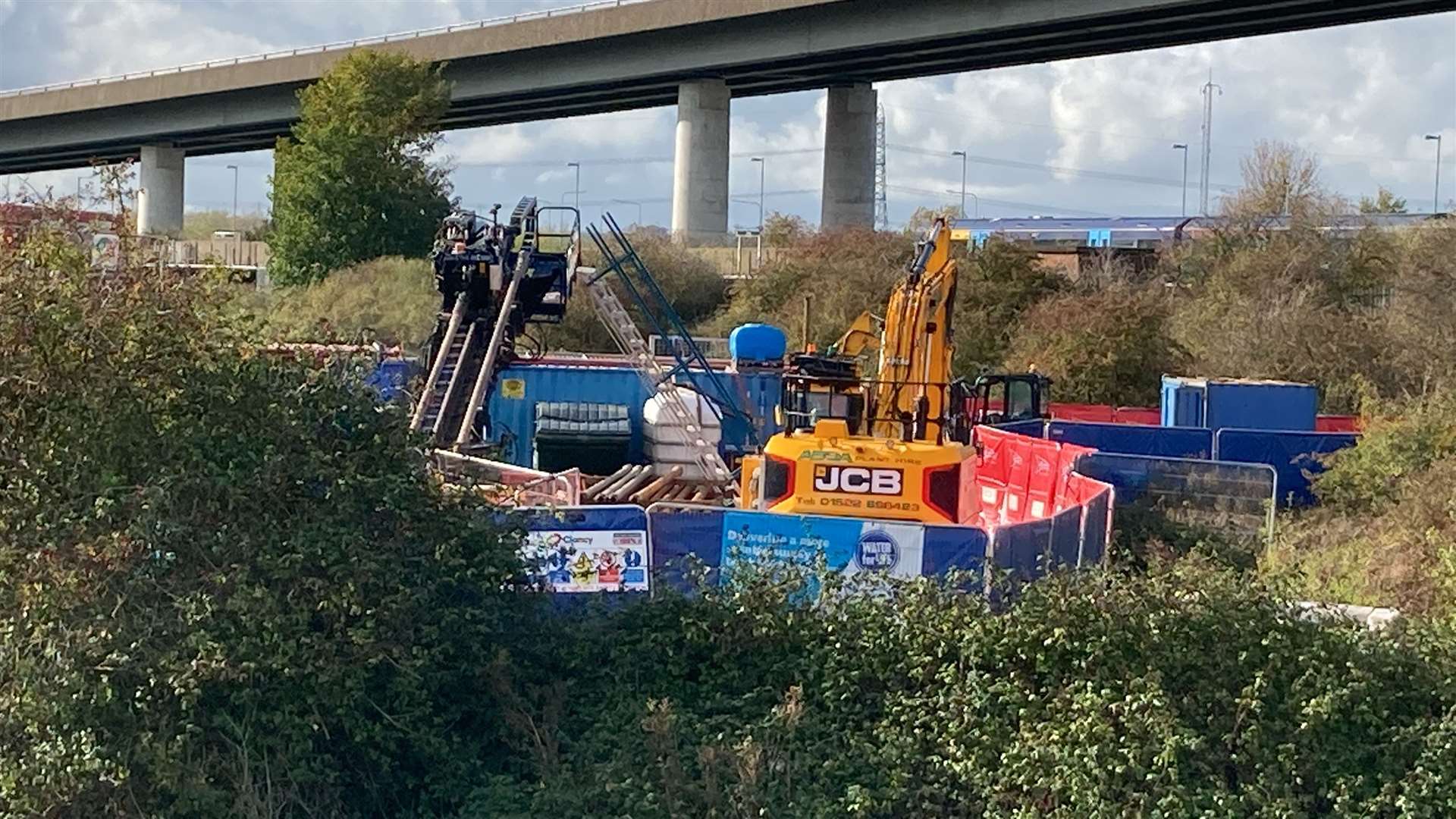 Drilling has stopped on two new pipes under the Swale to serve the Isle of Sheppey as part of a £3m scheme by Southern Water