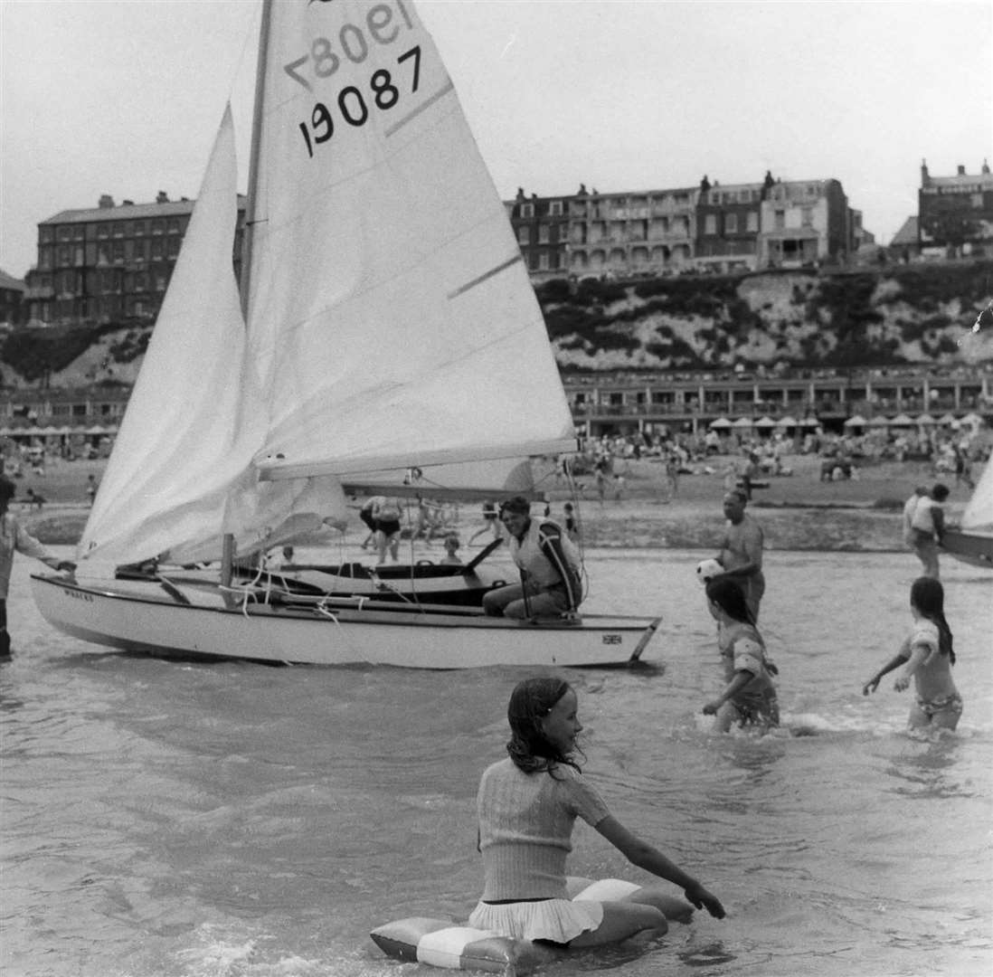 Sailing at Broadstairs in August 1971