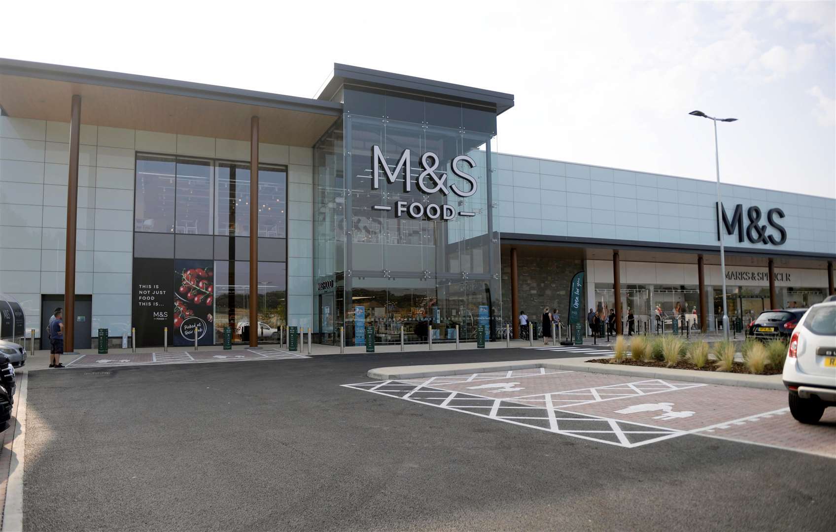 M&S opened a flagship store on the edge of town in Eclipse Park