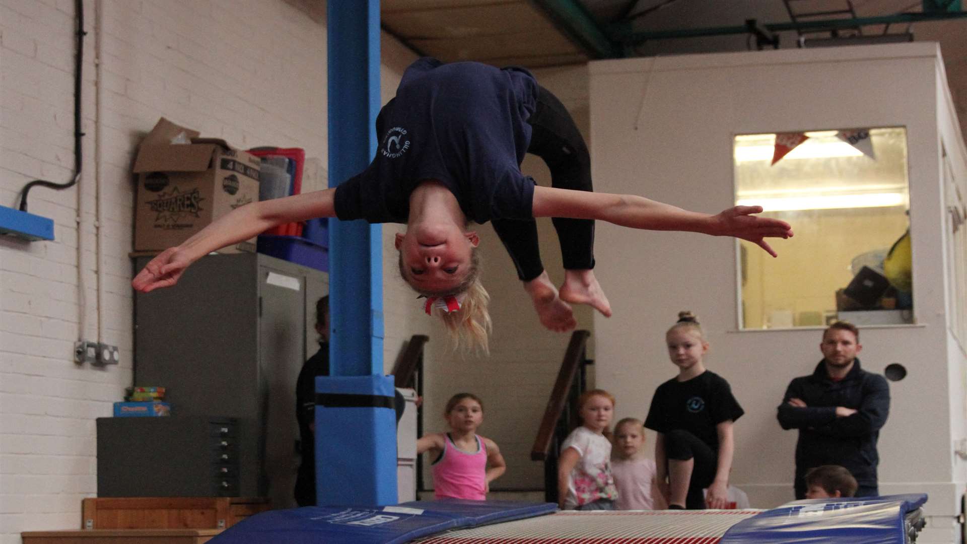 Gillingham Gymnastics Club member Olwen Noble, 14