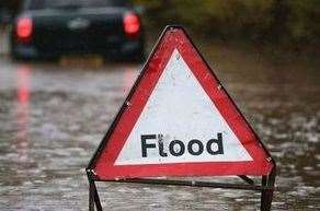 Kent residents are being advised to be careful, amid high tides