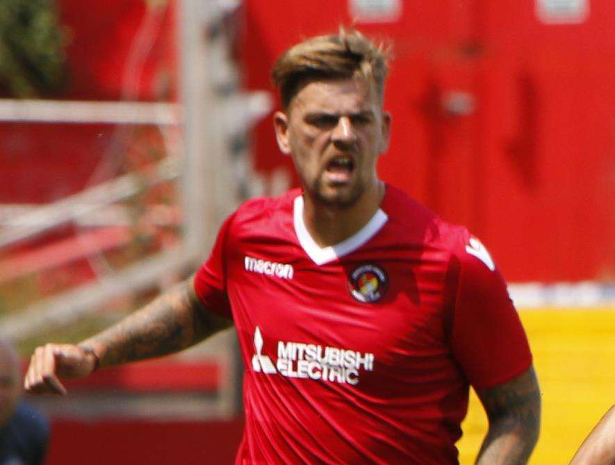Sam Magri returned to action for Ebbsfleet in their 1-1 draw with Billericay on Saturday Picture: Andy Jones