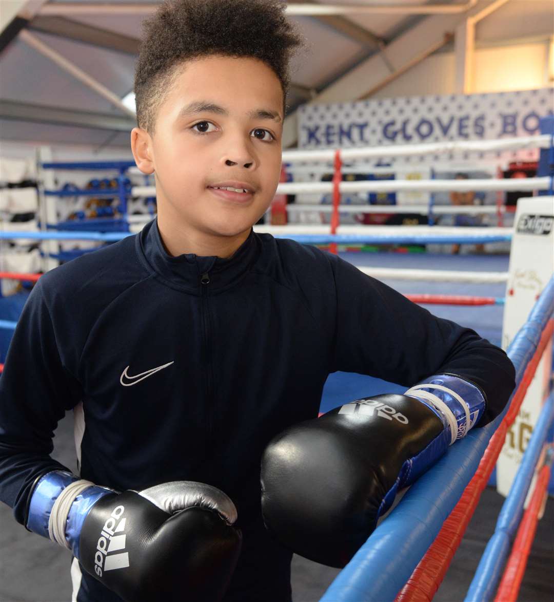 Kye is involved with Gloves Up Knives Down, a national charity aiming to reduce knife crime by running boxing projects