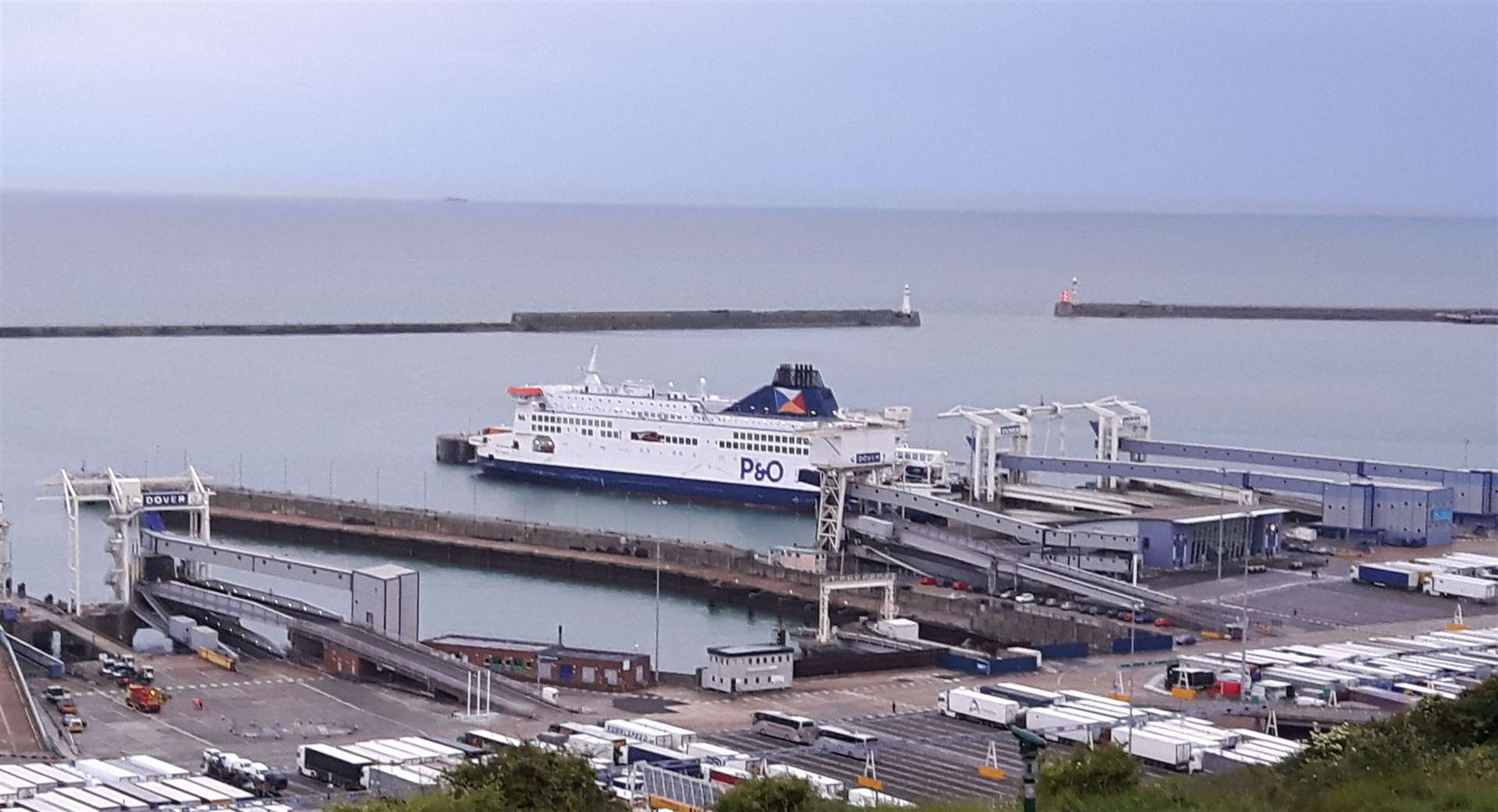 The strike action is affecting Dover sailings