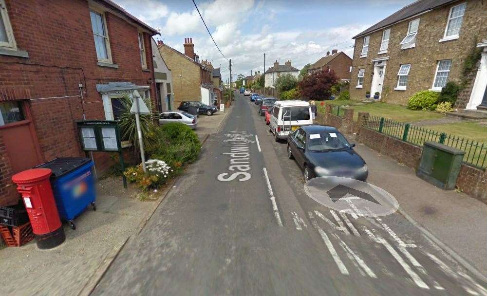 General view of Sandwich Road, Eythorne, Picture: Google Maps