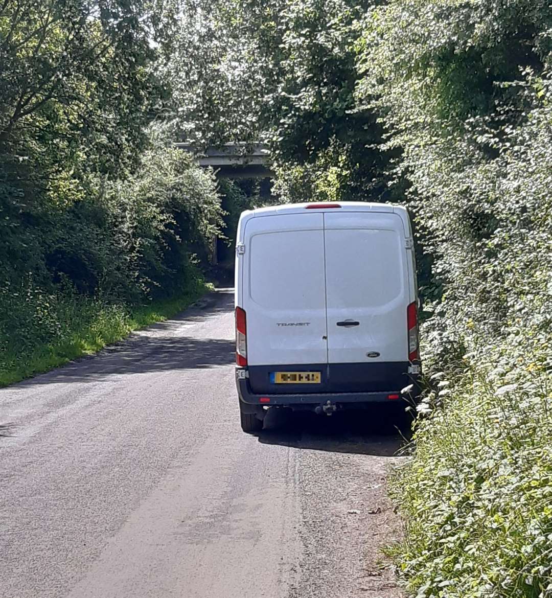 Suspicious men in vans have been seen stopping by the side of the road