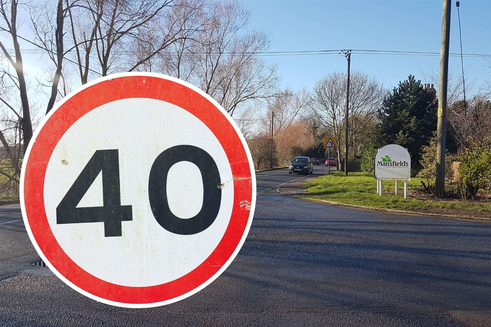 A new 40mph has been introduced