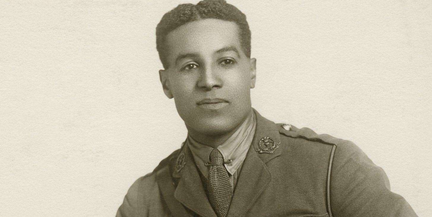 Walter Tull was born in Folkestone and was the first black officer to lead white troops into battle
