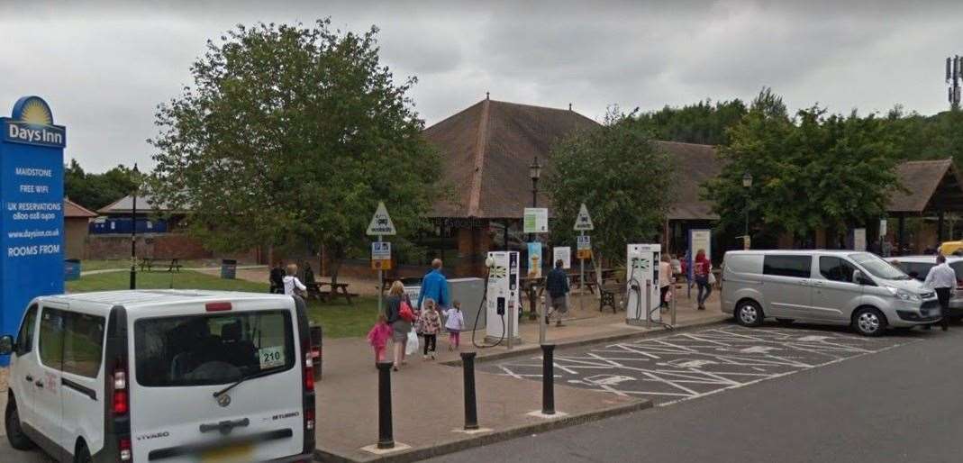 Maidstone Services on the M20. Picture: Google Street View