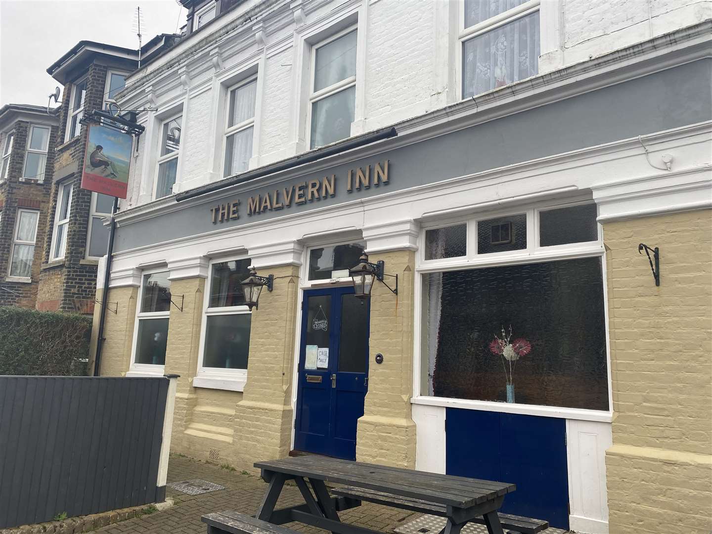 The pub is in Clarendon Road, Dover