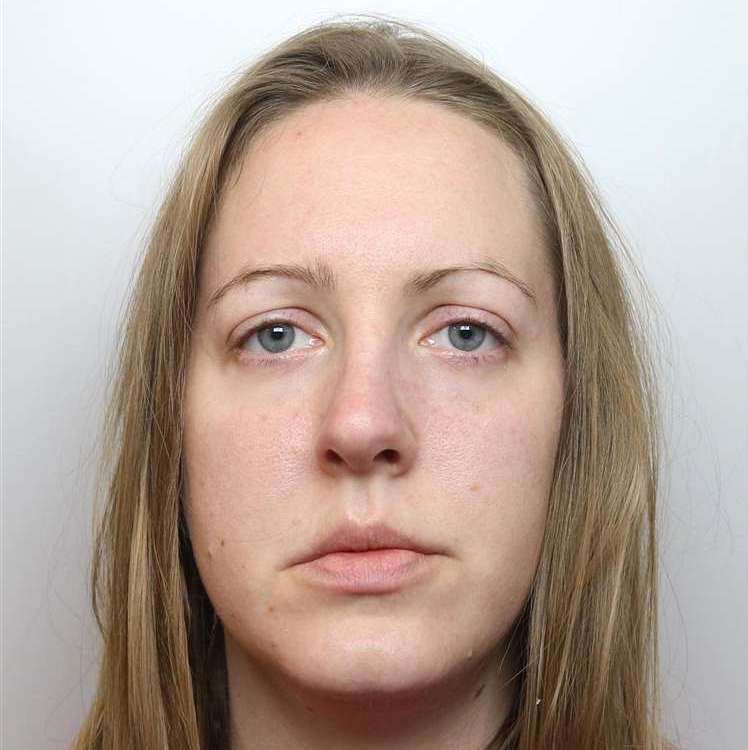 Lucy Letby did not attend her sentencing hearing at Manchester Crown Court. Image: Cheshire Constabulary/PA